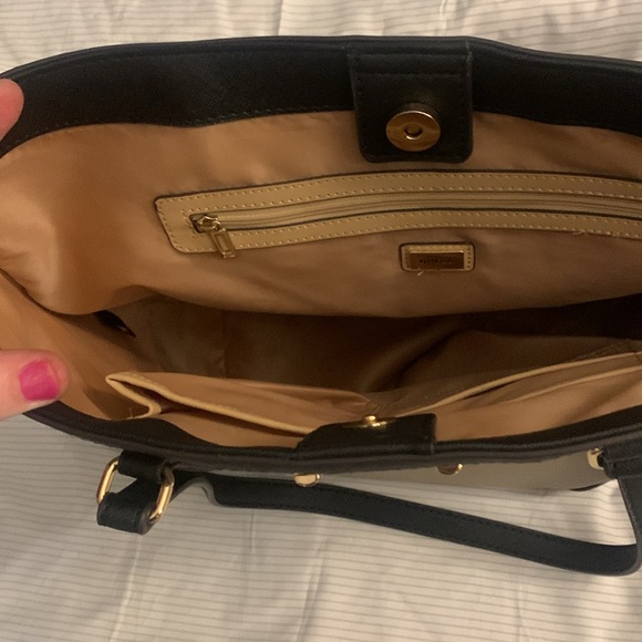 Guess Tote bag tan and black medium size - Picture 4 of 4